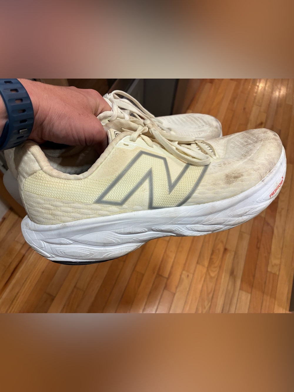 New Balance Fresh Foam X 1080v14 Running Shoes White Men's Size 12 C